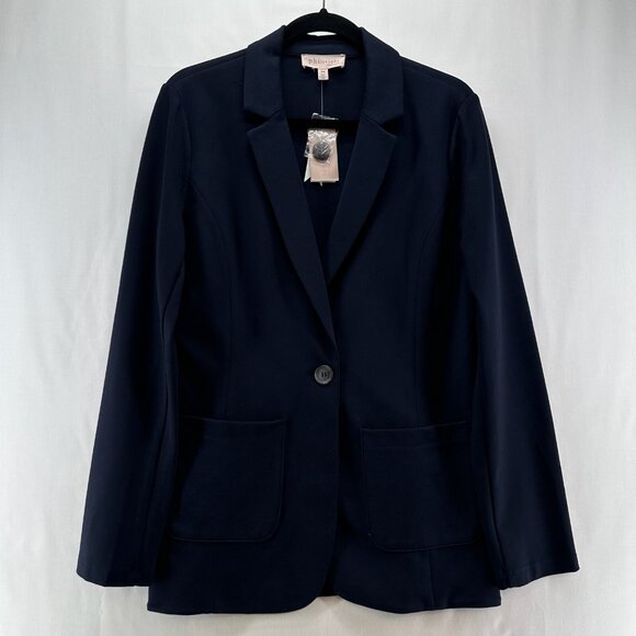 Philosophy Jackets & Blazers - Philosophy Republic Clothing Blazer M Viscose Blend One Button Suit Jacket Black